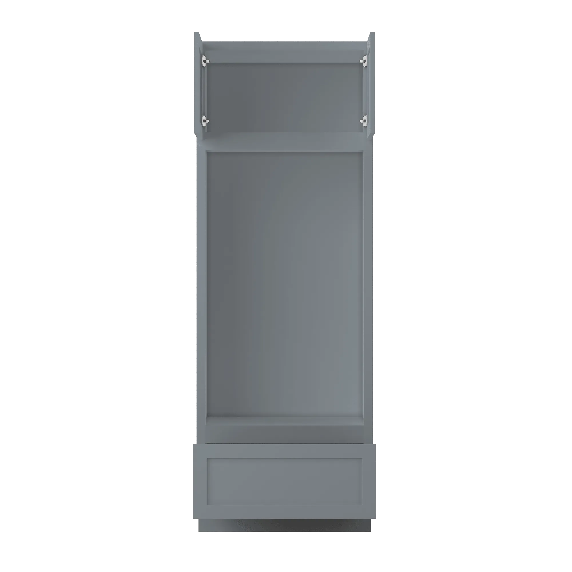 30”W x 84”H x 24”D Oven Kitchen Cabinet - Colonial Gray