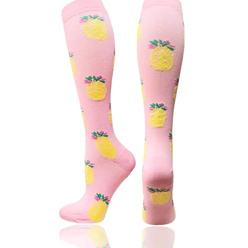 58 Styles Compression Socks Women Stockings 20-30mmHg Running Compression Socks
