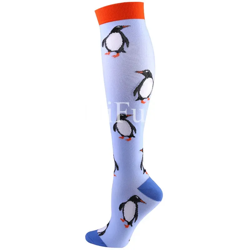 58 Styles Compression Socks Women Stockings 20-30mmHg Running Compression Socks