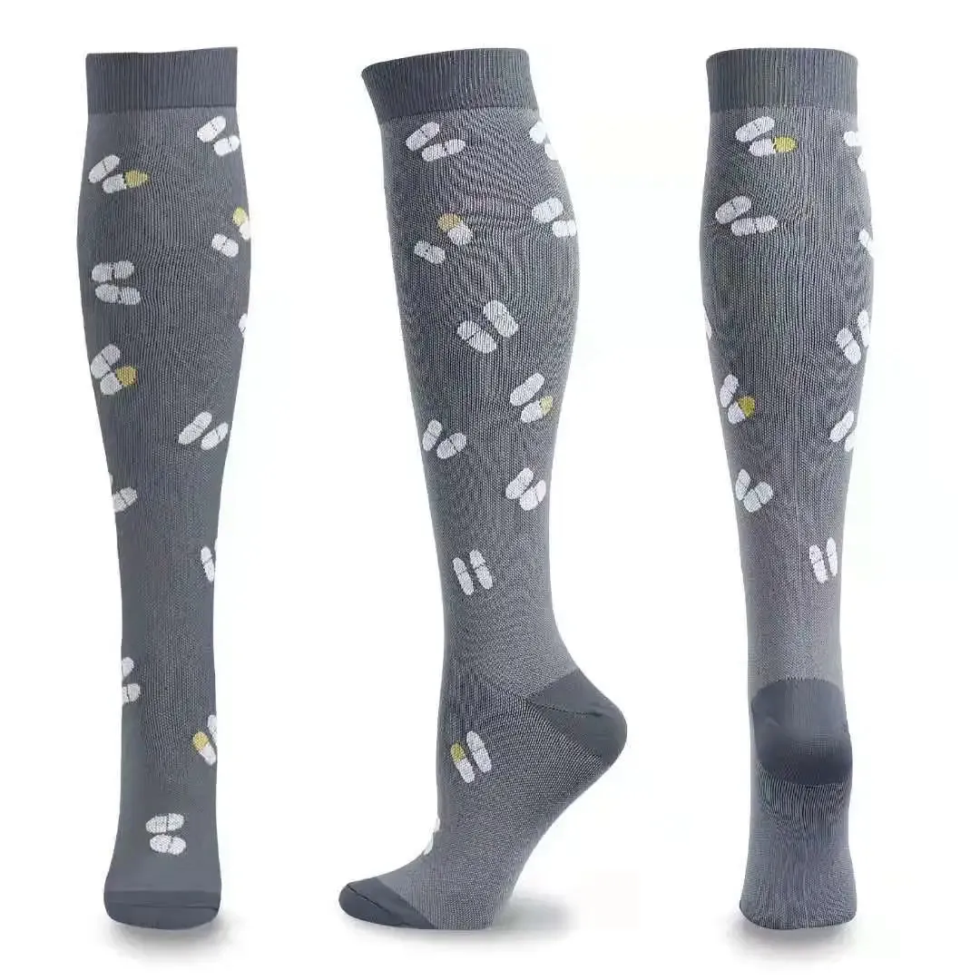 58 Styles Compression Socks Women Stockings 20-30mmHg Running Compression Socks