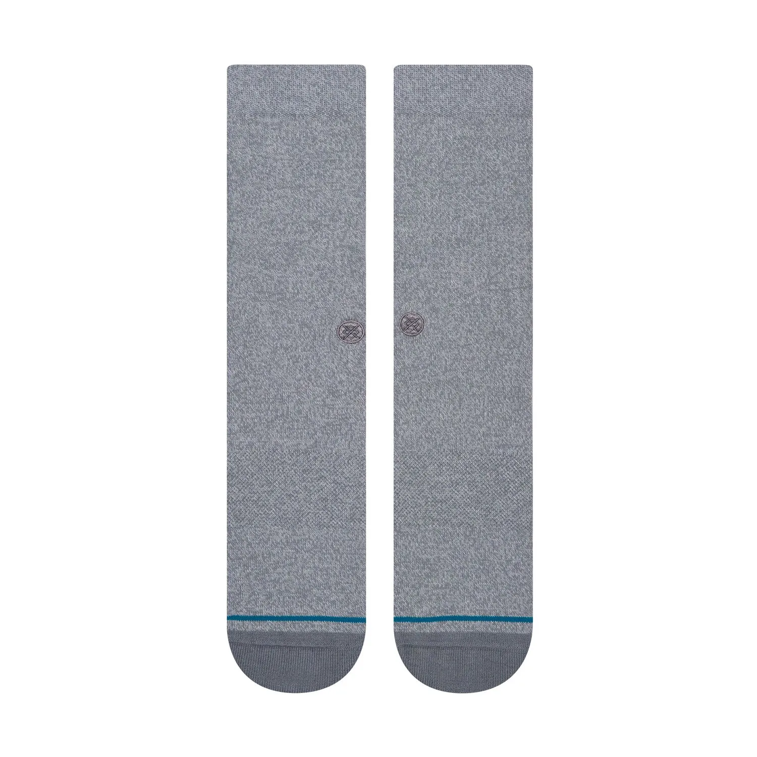 Adult Crew Socks - Icon - Grey Heather