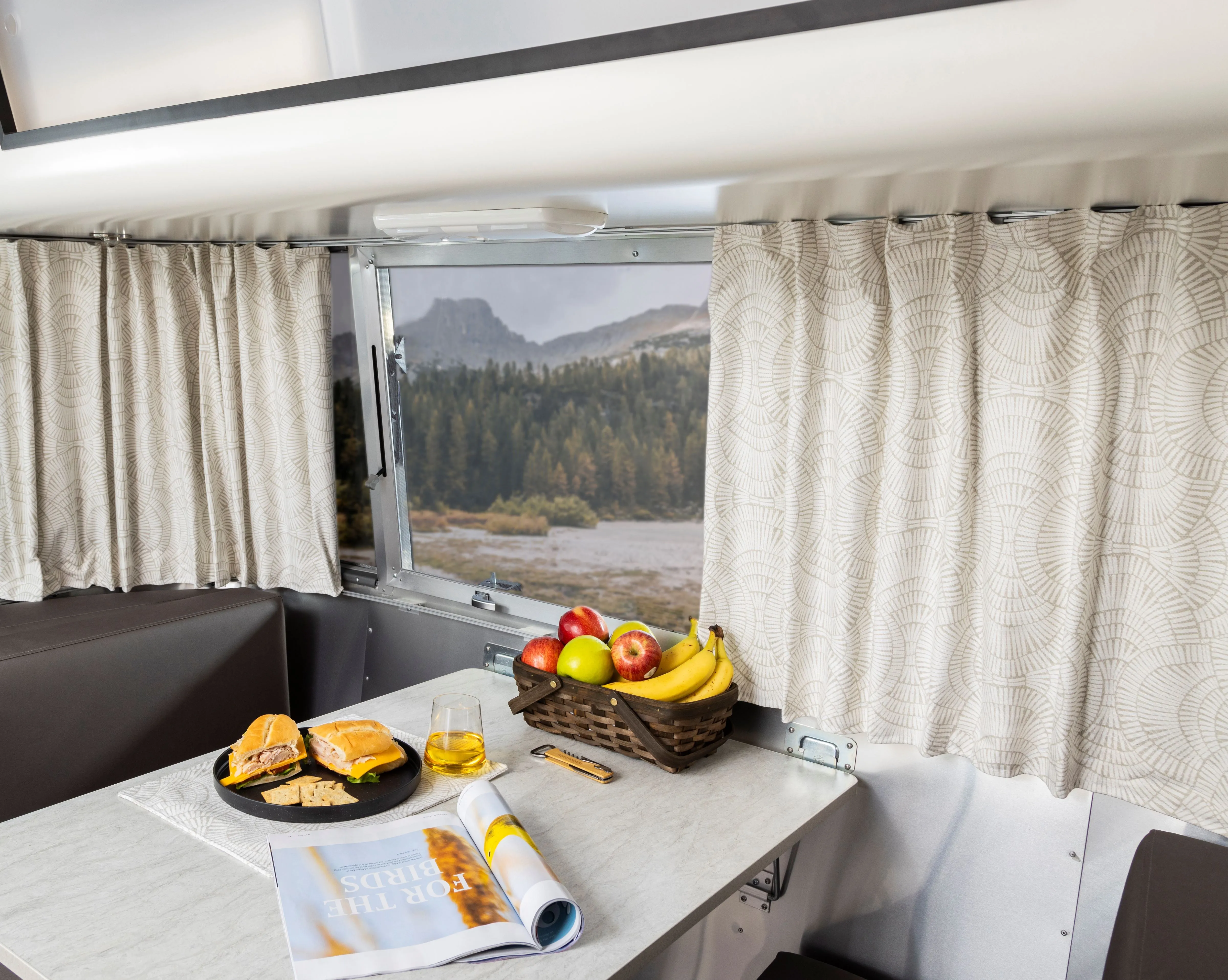 Airstream Printed Custom Curtains for Eddie Bauer Travel Trailers