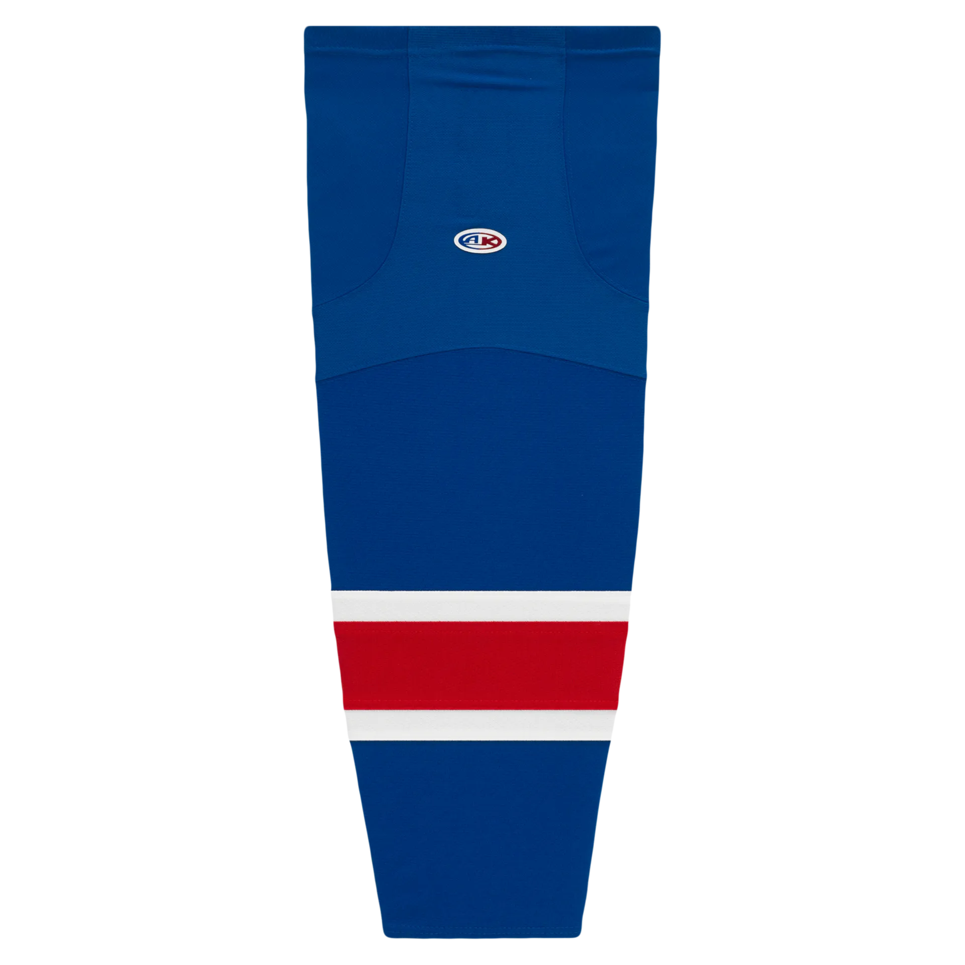 Athletic Knit (AK) HS2100-812 New York Rangers Royal Blue Mesh Ice Hockey Socks