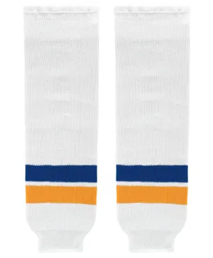 Athletic Knit (AK) HS630-449 2014 St. Louis Blues White Knit Ice Hockey Socks