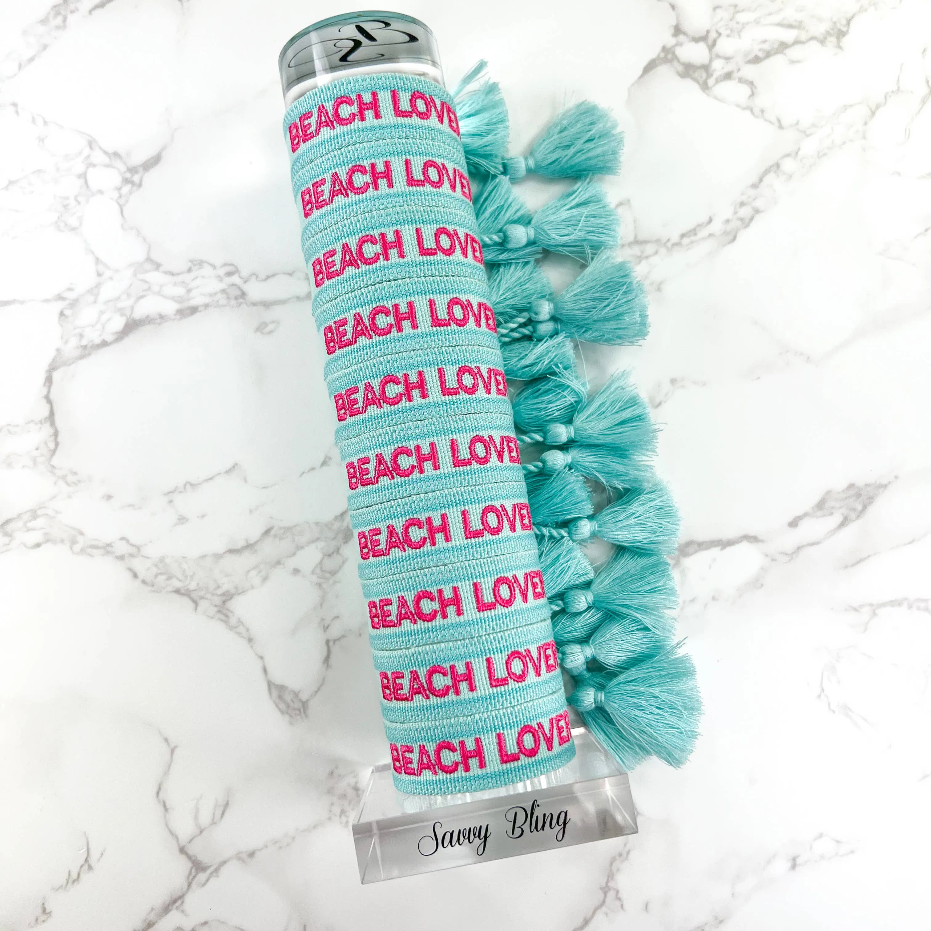 Beach Lover Embroidered Bracelet