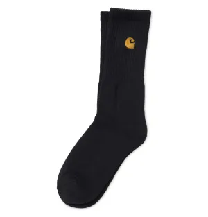 Carhartt WIP Chase Socks – Black/Gold