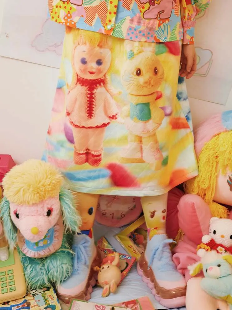 Cartoon Cute Toy Asymmetrical Mid Lady Socks【s0000006673】