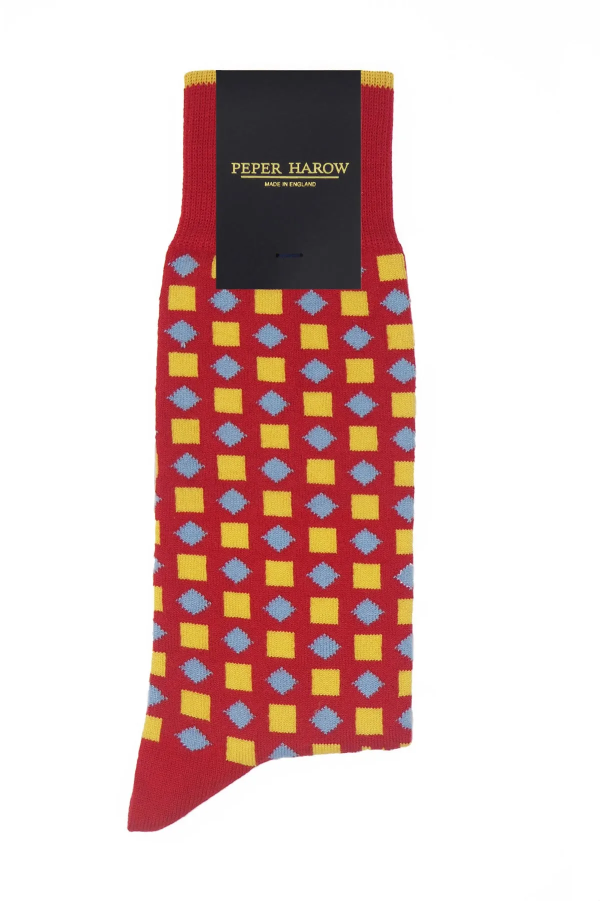 Diamonds Men's Socks - Red