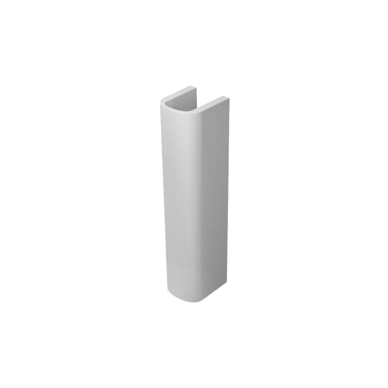 DuraStyle 7.5" x 6.75" Ceramic Pedestal Leg in White