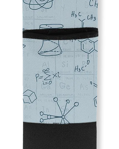 Einstein Printed Cycling Socks