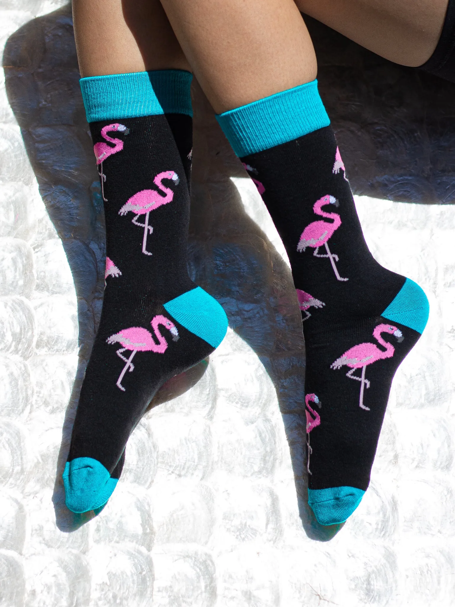 FLAMINGO BLUE PINK - UNISEX