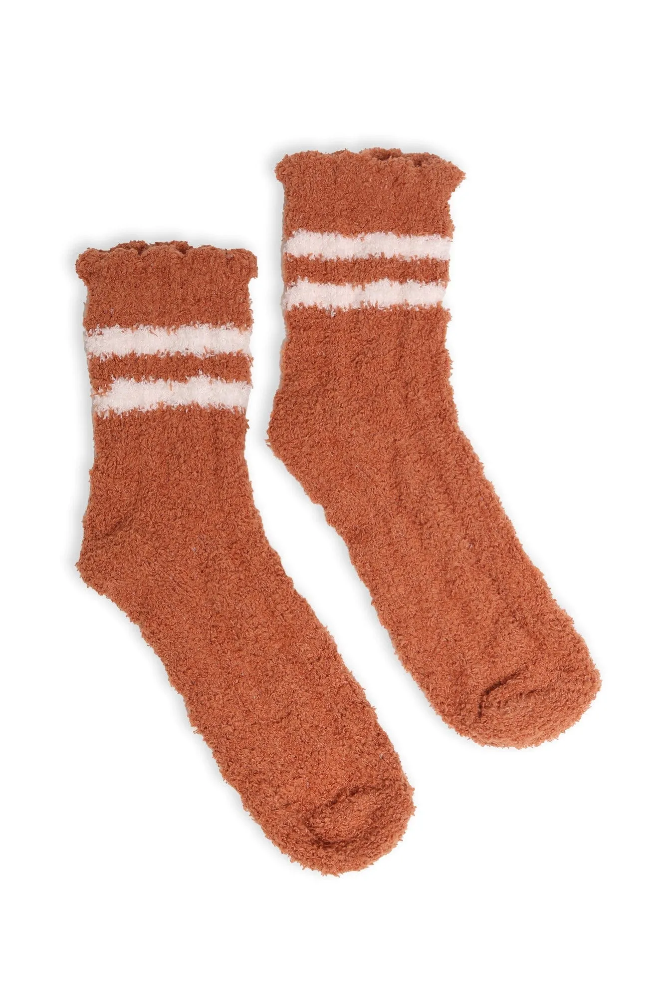 JCS110 Super Lux 6 Pcs Assorted Retro Stripe Crew Socks