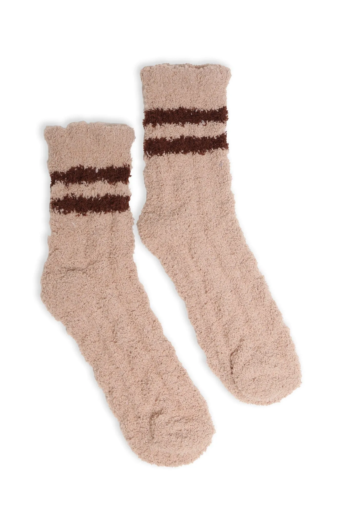 JCS110 Super Lux 6 Pcs Assorted Retro Stripe Crew Socks