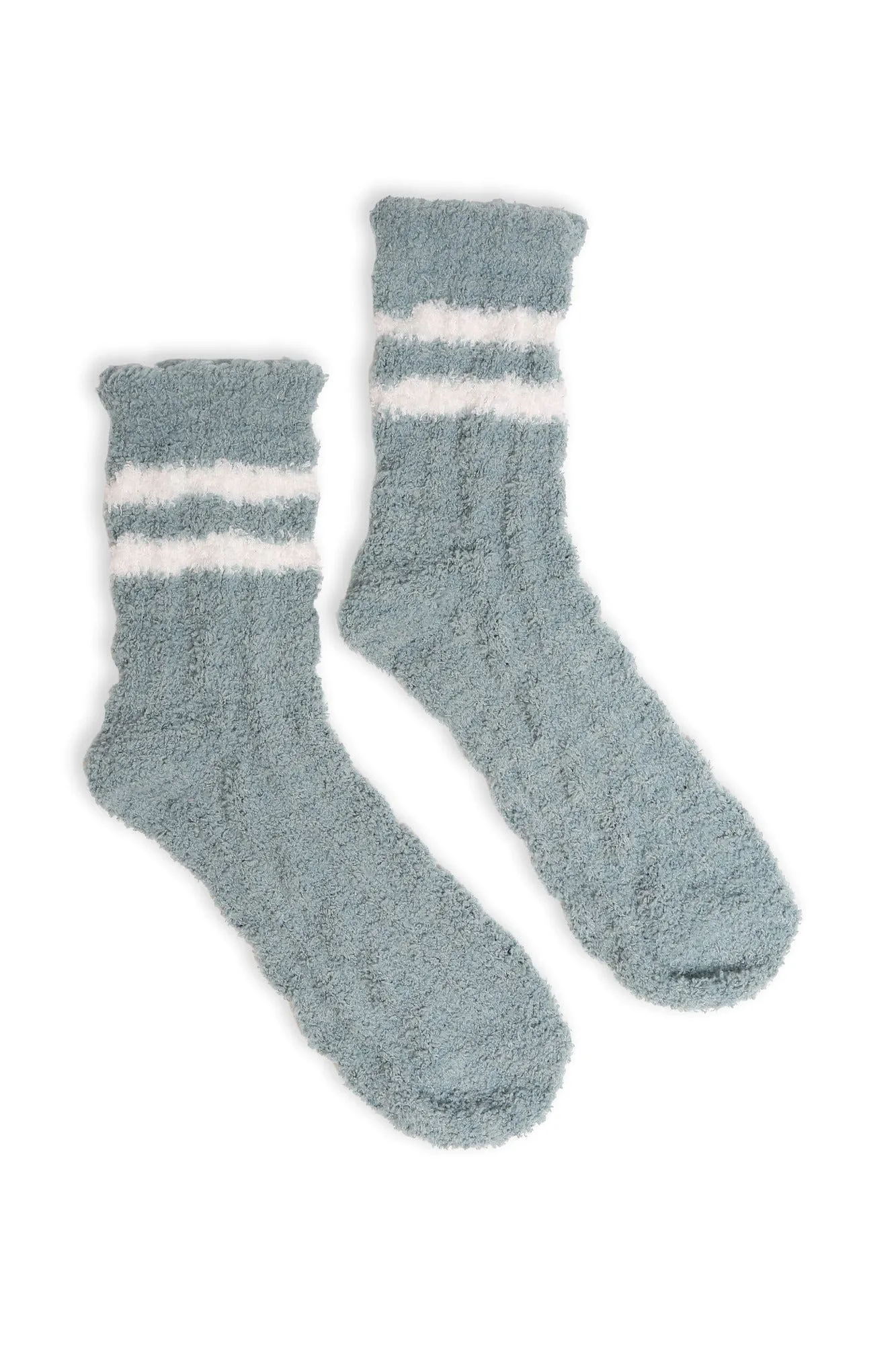 JCS110 Super Lux 6 Pcs Assorted Retro Stripe Crew Socks