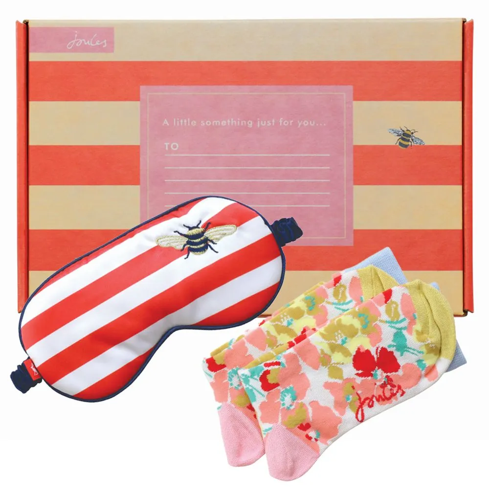 Joules Eye Mask & Socks Set
