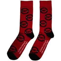 KISS Unisex Ankle Socks: Buzzsaw Logo Pattern (UK Size 6 - 11)