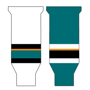 Knitted Ice Hockey Socks - San Jose Sharks (NEW)