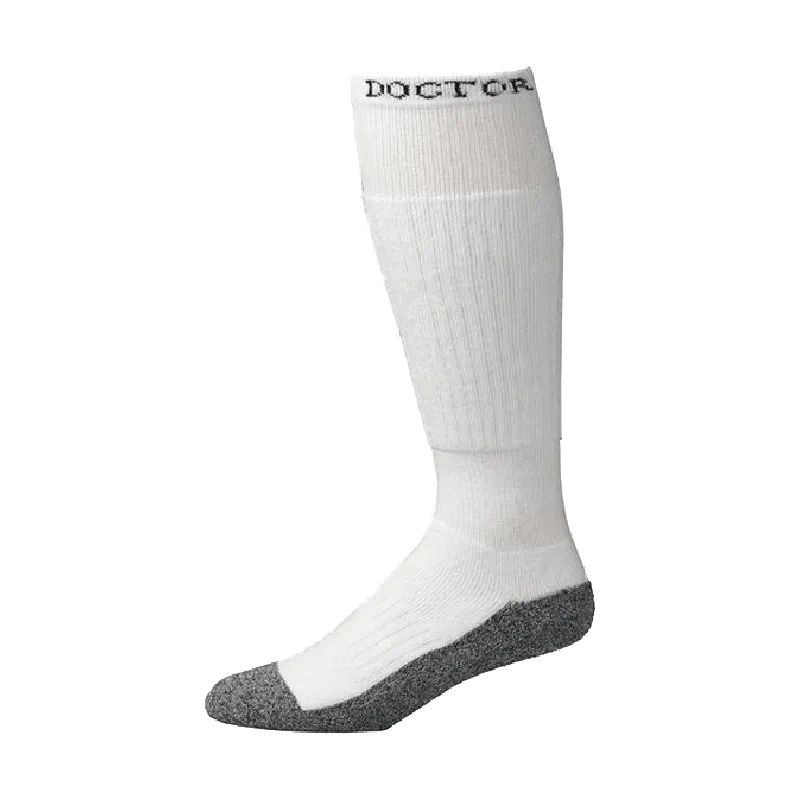 M&F White Doctor Large Work Socks