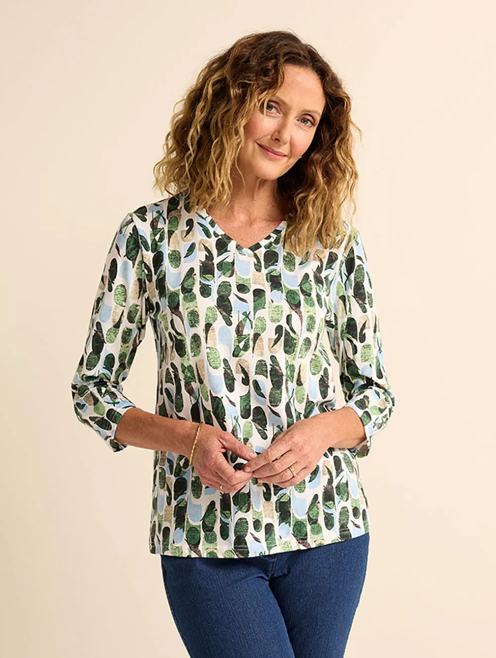Mariani 3/4 Sleeve Top