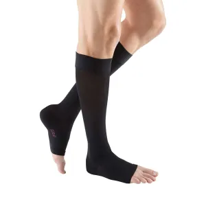mediven plus 30-40 mmHg calf beaded topband open toe petite