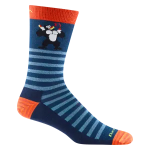 Men's Darn Tough Animal Haus Crew Lightweight Lifestyle Sock Color: Deep Water