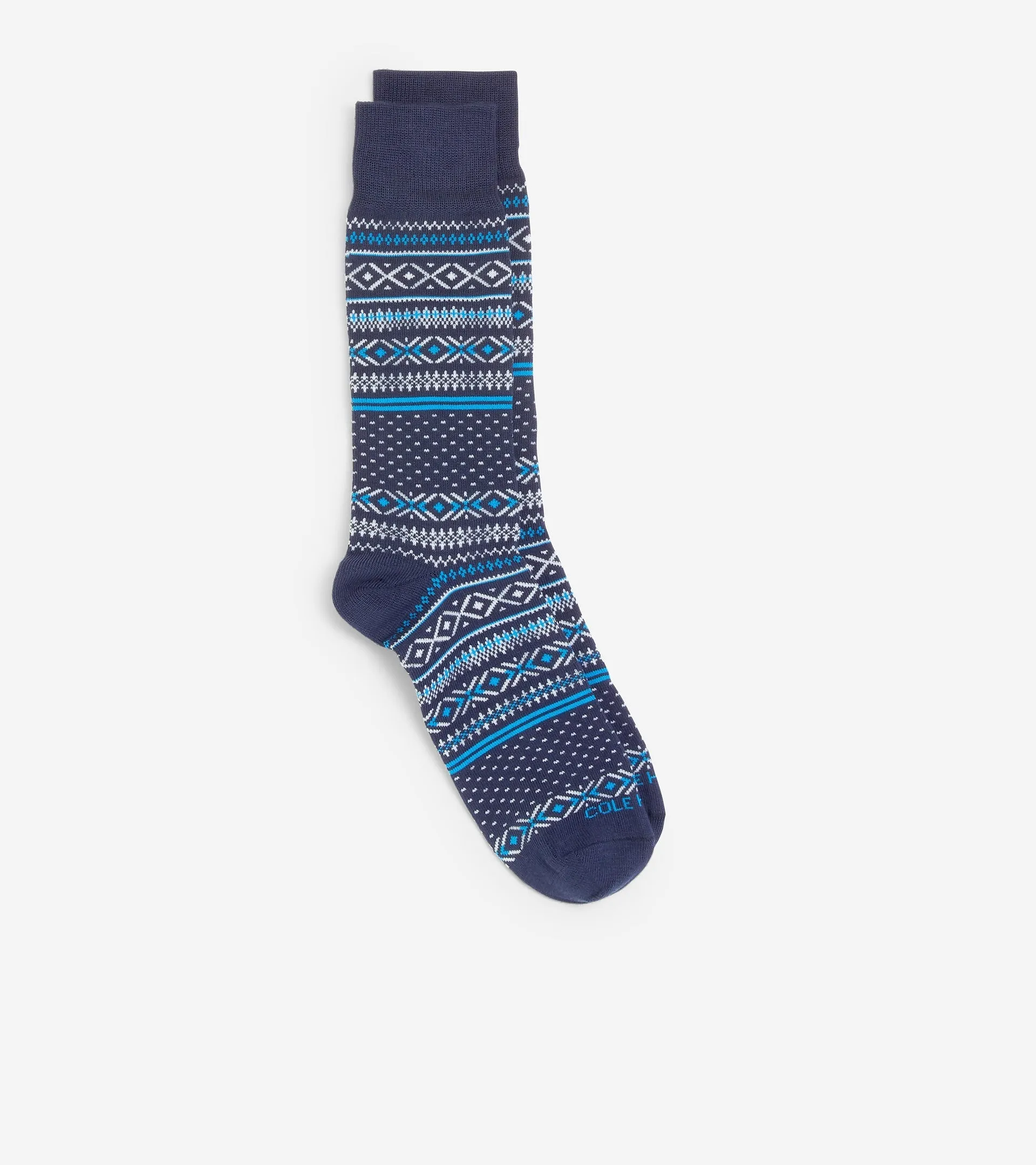 Men's Fair Isle Dress Crew Socks