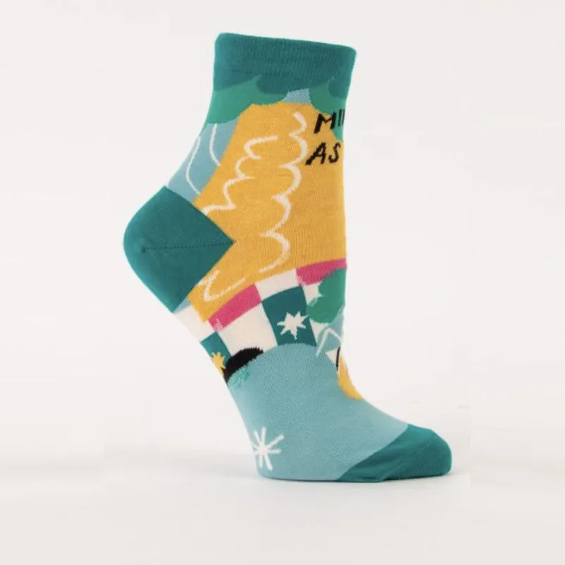 Mindful As F@#K - Women's Ankle Socks