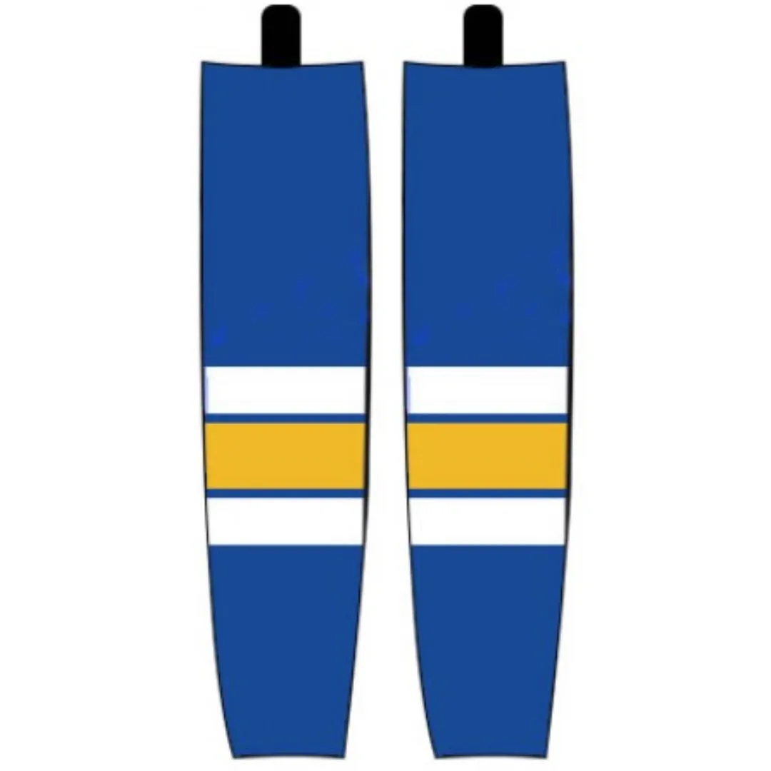 Modelline 1970s St. Louis Blues Away Royal Blue Sublimated Mesh Ice Hockey Socks