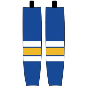 Modelline 1970s St. Louis Blues Away Royal Blue Sublimated Mesh Ice Hockey Socks