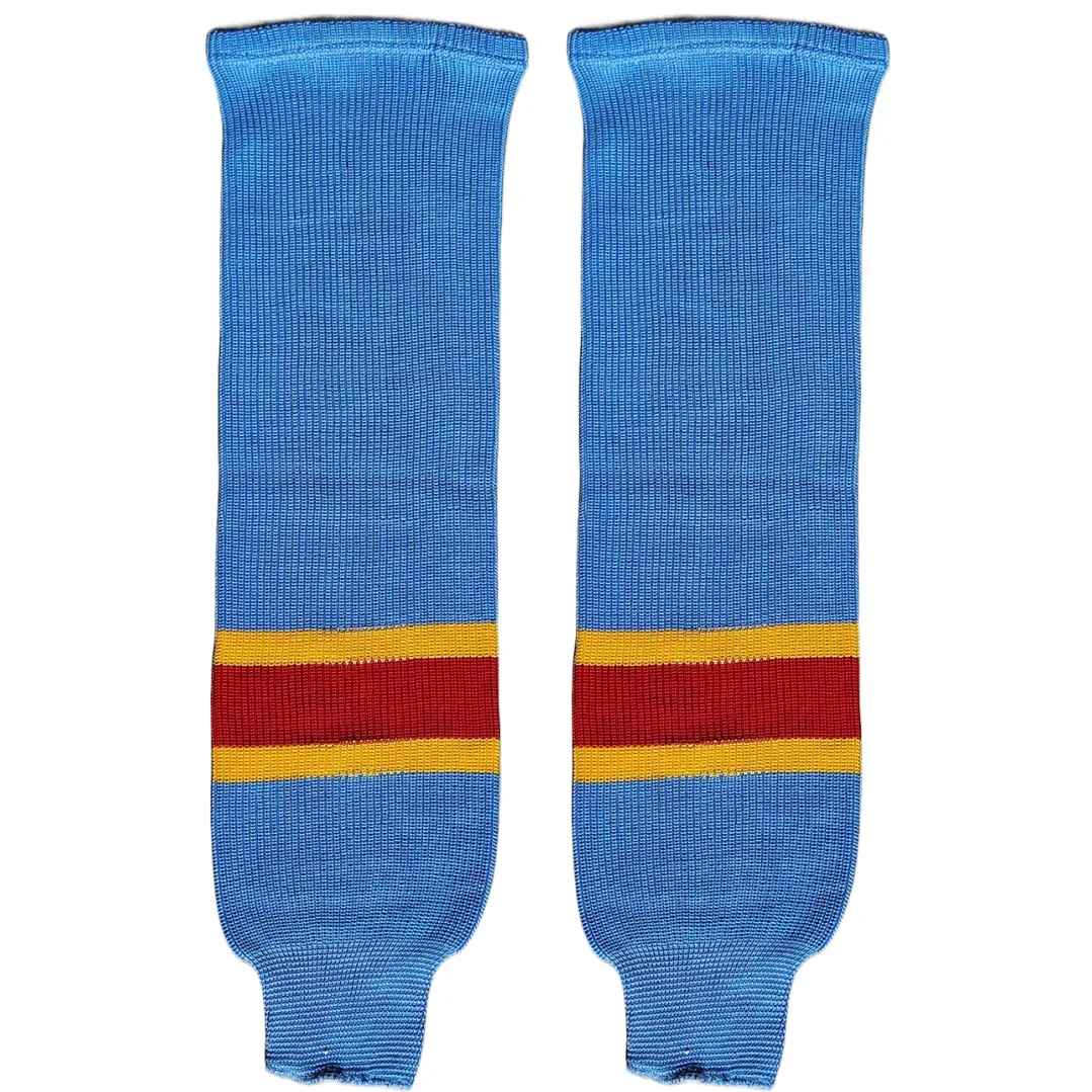 Modelline 2023 Florida Panthers Reverse Retro Powder Blue Knit Ice Hockey Socks