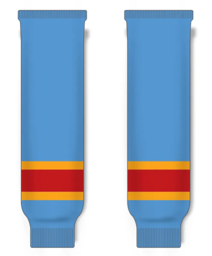 Modelline 2023 Florida Panthers Reverse Retro Powder Blue Knit Ice Hockey Socks