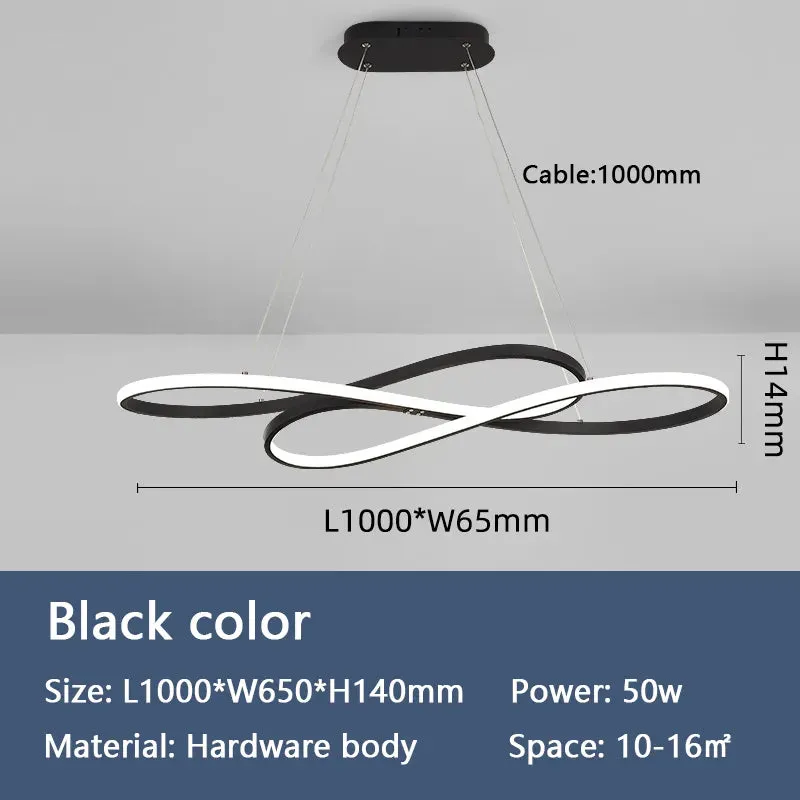 NEO Infinity Design Modern LED Pendant Hanging Light
