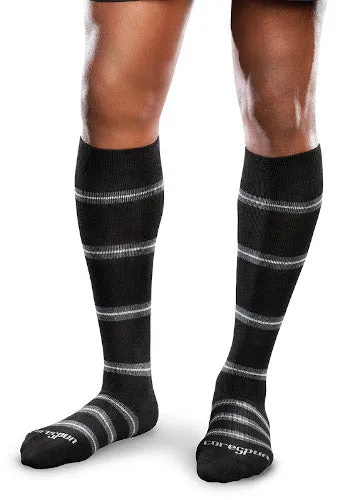 PATTERNED Core-Spun, 20-30 mmHg, Knee High, Closed Toe