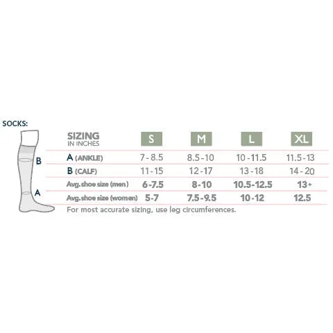 Rejuva Stripe Compression Socks 15-20 mmHg