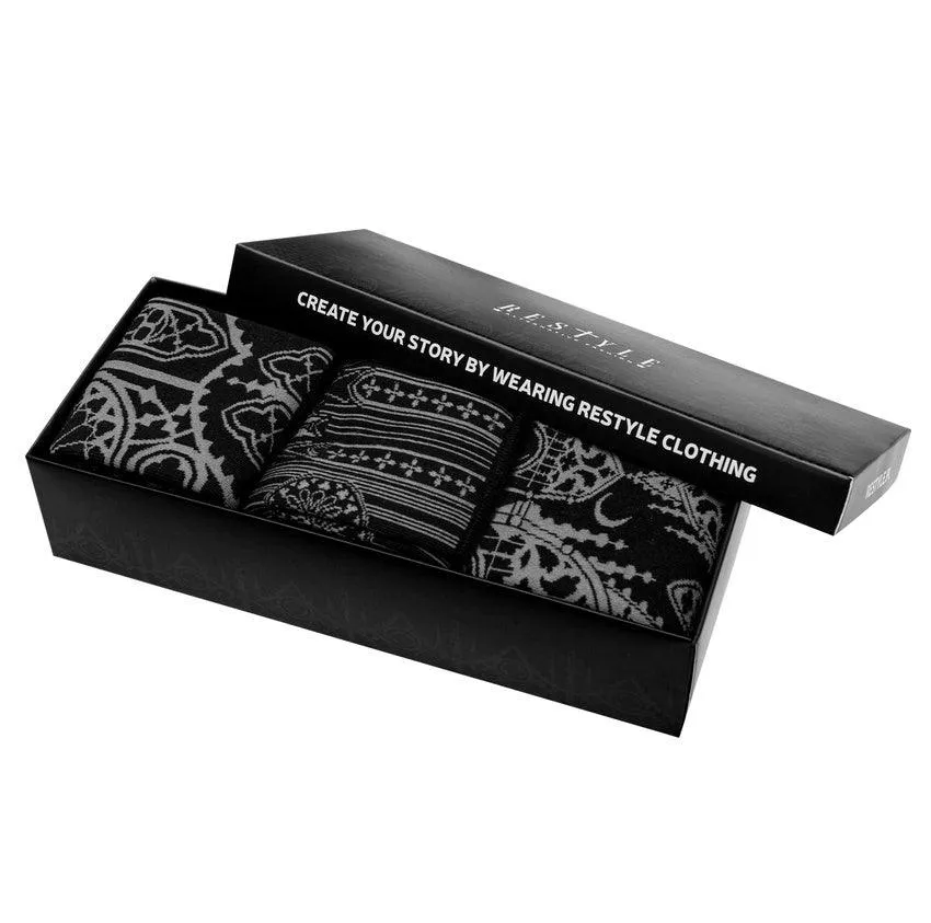 Restyle - 3 Pack Cathedral Socks Present Box