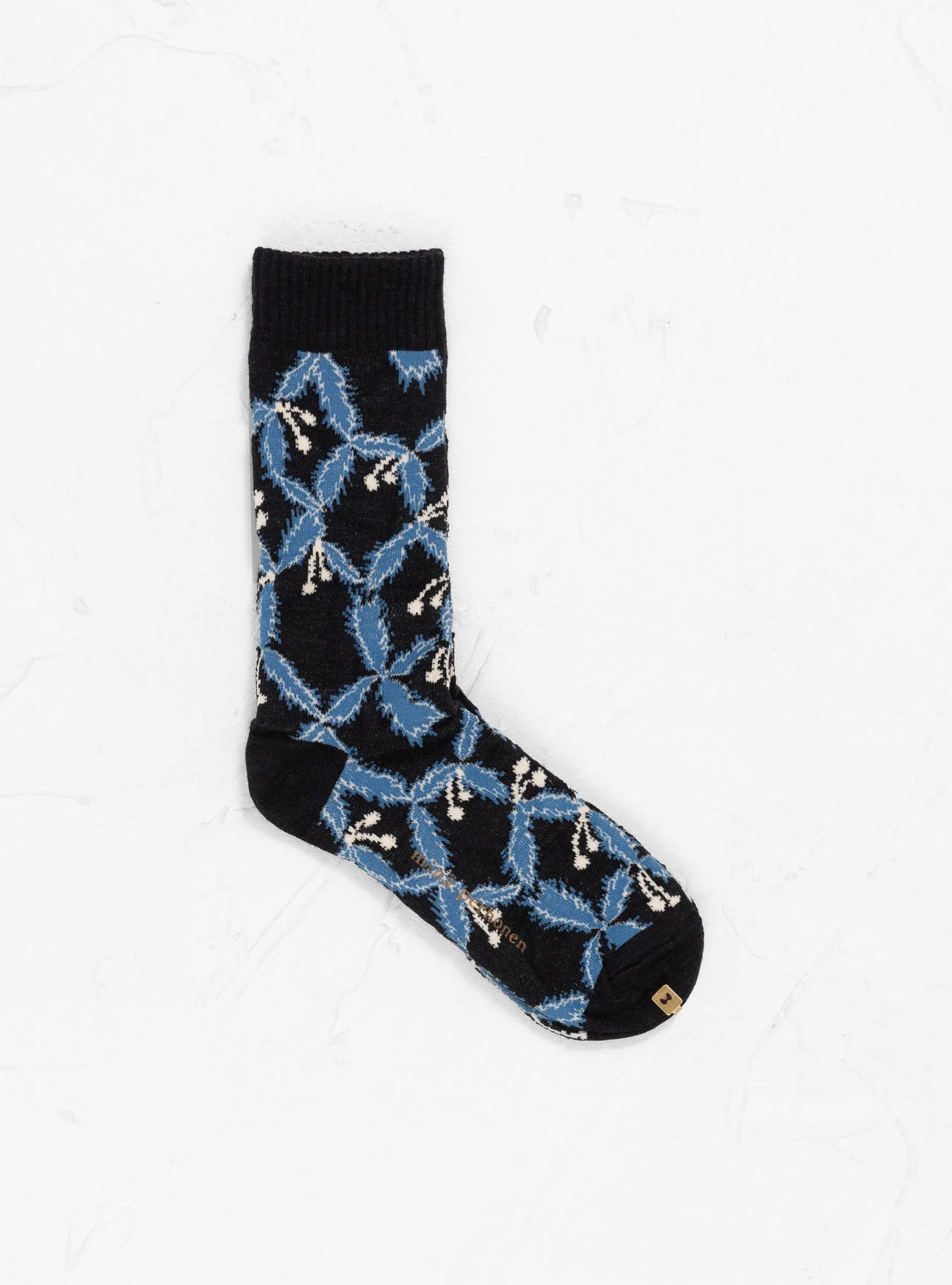 Sing Leaf Socks Navy