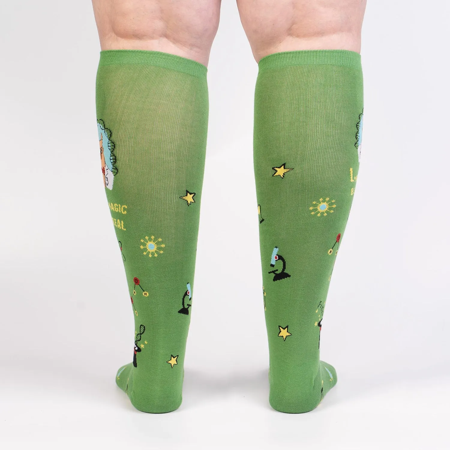 Sock It To Me Unisex STRETCH-IT Knee High Socks - Trust Me, Llama Scientist