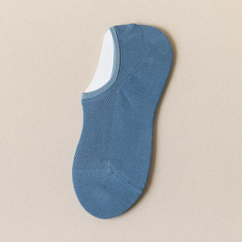 Socks women summer thin version of breathable invisible boat socks solid color leisure low to prevent falling with cotton shorts wholesale