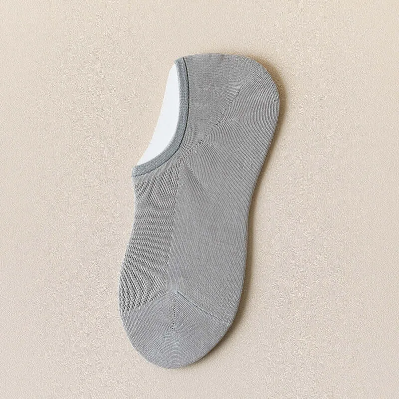 Socks women summer thin version of breathable invisible boat socks solid color leisure low to prevent falling with cotton shorts wholesale