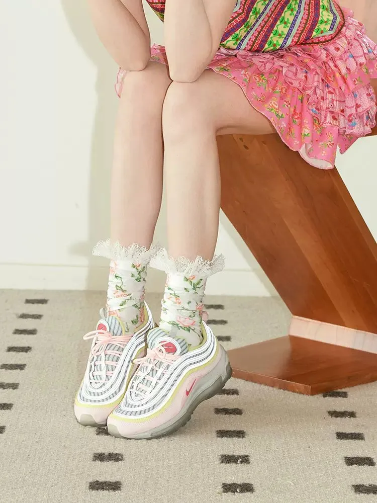 Thin calf socks【s0000008714】