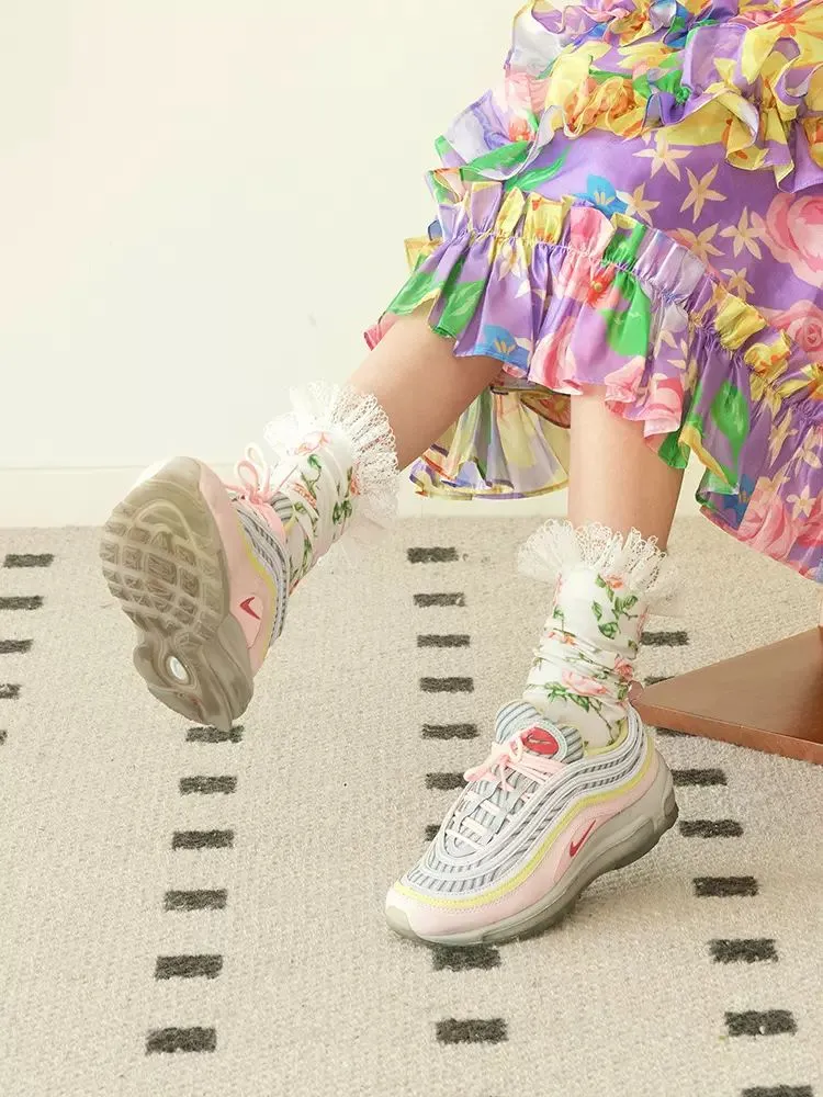 Thin calf socks【s0000008714】