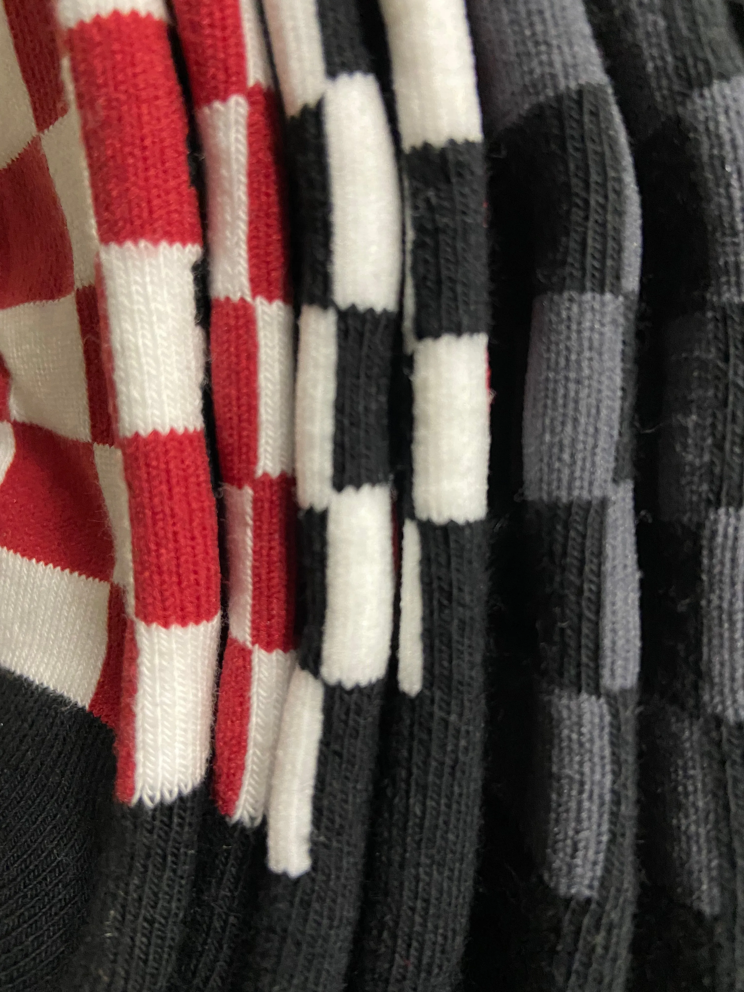 Vans Checkerboard Super No Show Socks 3-Pack