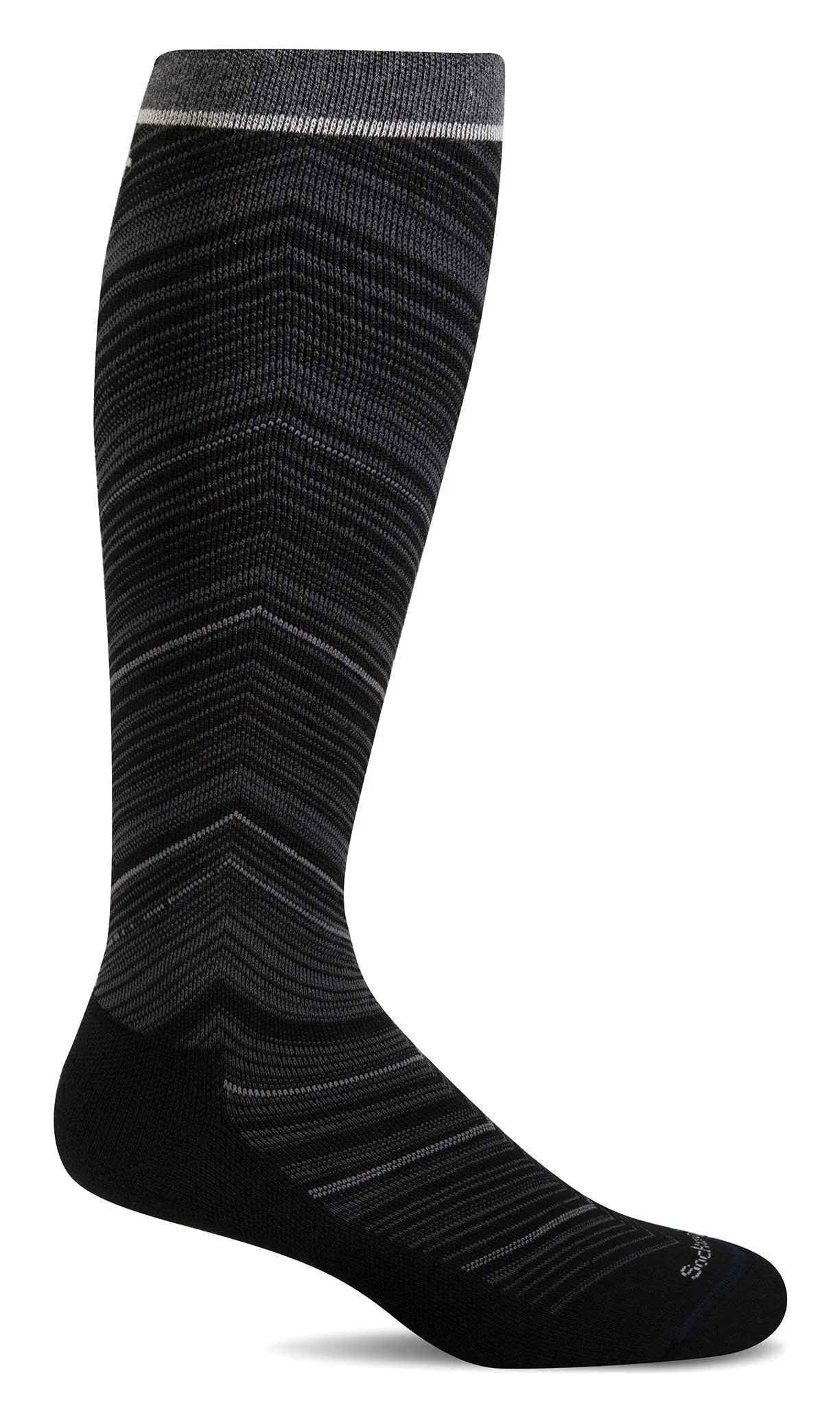 Women's Full Flattery | Moderate Graduated Compression Socks | Wide Calf Fit