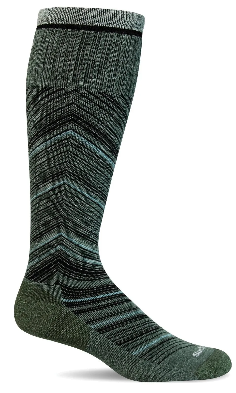Women's Full Flattery | Moderate Graduated Compression Socks | Wide Calf Fit