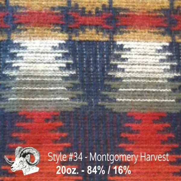 Wool Swatch - 34 - Montgomery Harvest